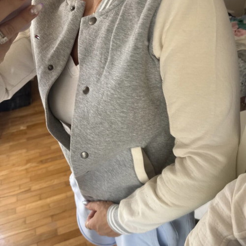 Tommy Hilfiger jacket like new, white and grey, size XS