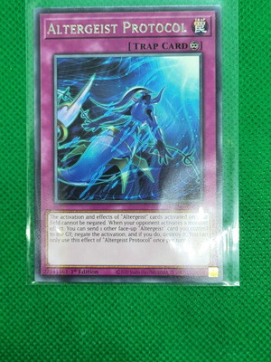 Altergeist Protocol Rare 1st Edition MZMI-EN068 YuGiOh in excellent condition