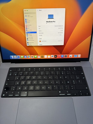 MacBook Pro 16 ιντσών M1 Max 64GB 512GB σαν καινούργιο