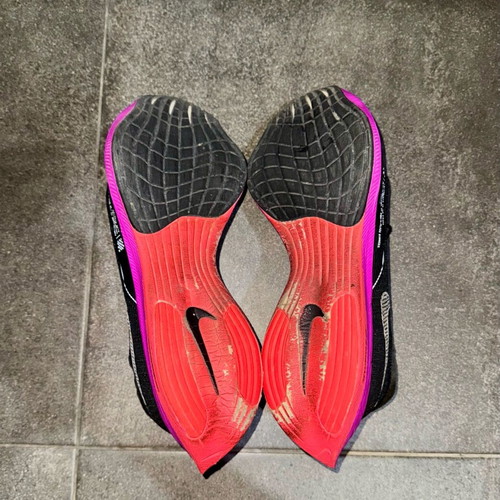 Nike ZoomX VaporFly Next% 2 used athletic shoes size 45.5