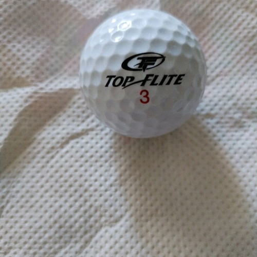 Top Flite 3 Wells Fargo golf ball new, white