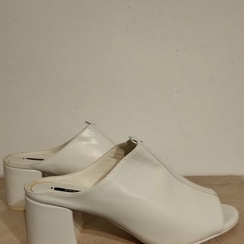 Zara clogs size 40 with thick 6 cm heels new