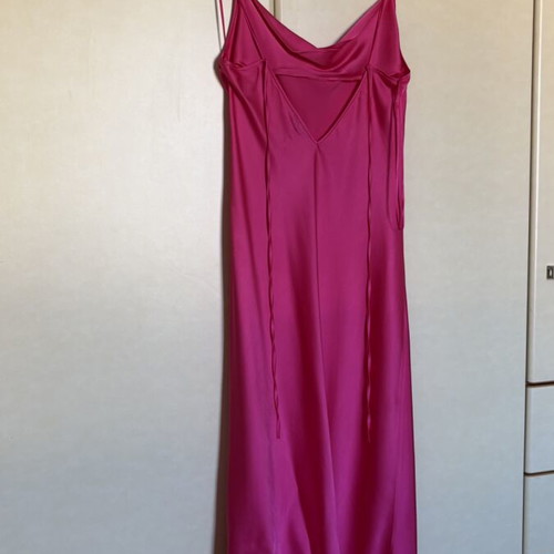 Massimo Dutti midi dress like new, fuchsia, size XS