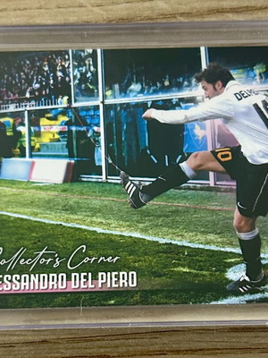 Alessandro Del Piero Juventus Topps 2025 card in acrylic case new