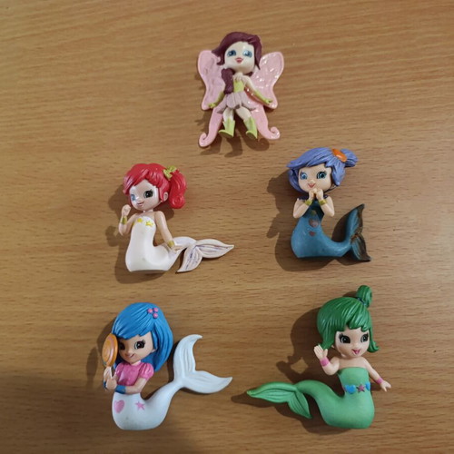 Magiki mermaids and fairy figures set used