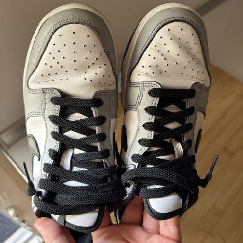 Nike Dunk Low sneakers size 42 used, white and grey