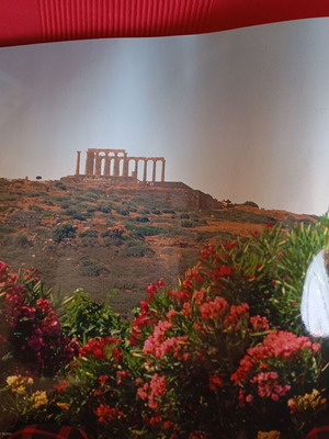Poster wall photo of Sounio with Poseidon temple like new