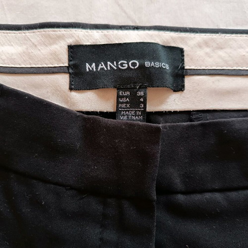 Mango office pants black, like new, size S