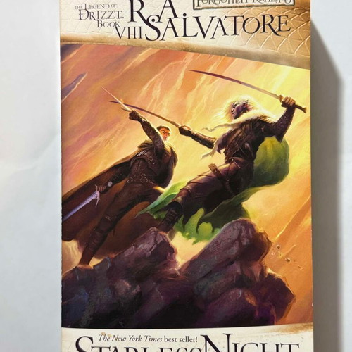 Starless Night The Legend of Drizzt Book 8 used, English