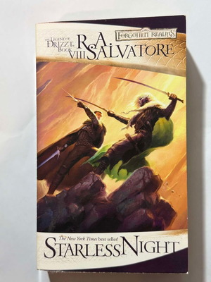Starless Night The Legend of Drizzt Book 8 used, English