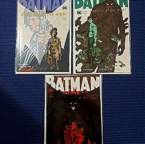 3 πρώτα βιβλία Batman creature of the night