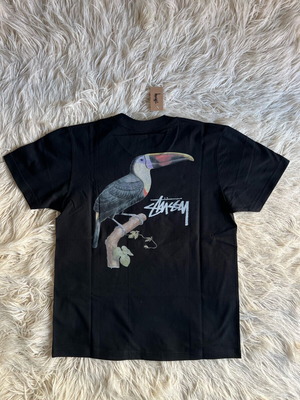 Stussy Toucan Tee size Small new, black