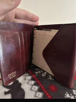 Fantoni by Libra vintage wallet, like new, genuine burgundy leather