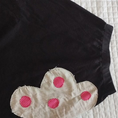 Handmade skirt like new, black and white, girls' small