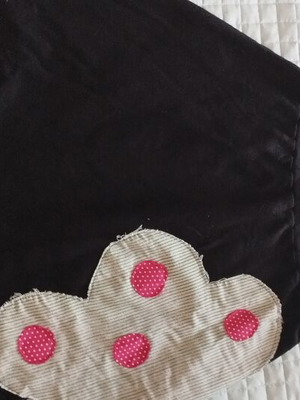 Handmade skirt like new, black and white, girls' small
