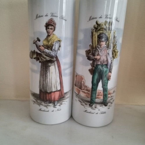 Decorative humidifiers from Old Paris professions collection, like new, porcelain