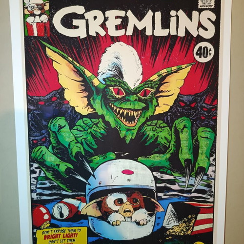 Gremlins A4 poster
