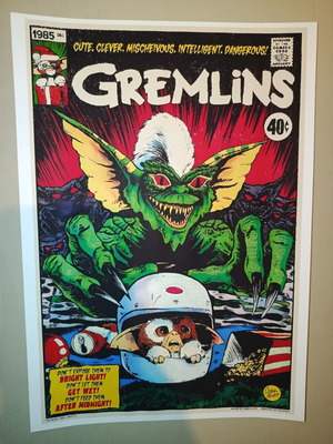 Gremlins A4 poster