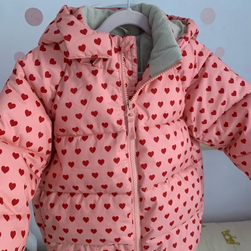 Konges Slojd kids jacket like new, 98 cm, red and pink
