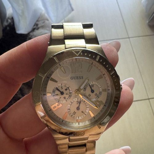 Guess gold-plated stainless steel women's watch
