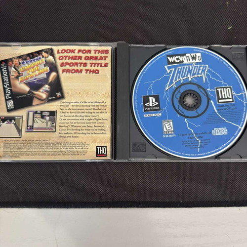 Wcw nWo Thunder PlayStation 1 game used