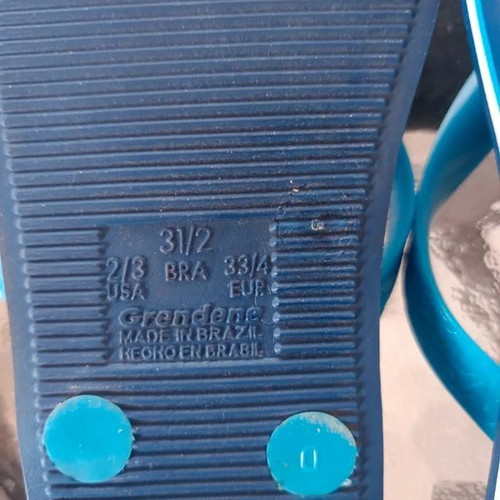 Ipanema children's flip flops like new, size 33-34, blue
