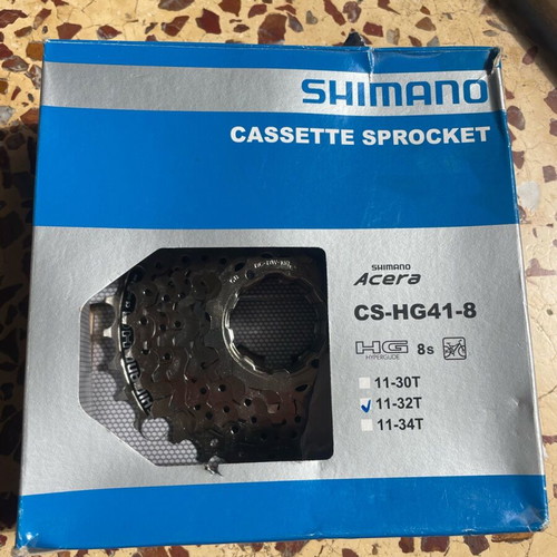Shimano CS-HG-41-8 cassette brand new