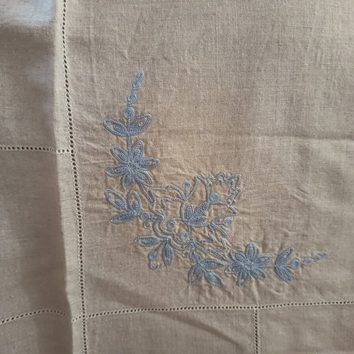 Large handmade tablecloth