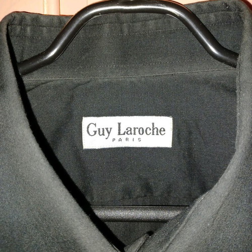 Guy Laroche Men's Shirt Black Like New XXL