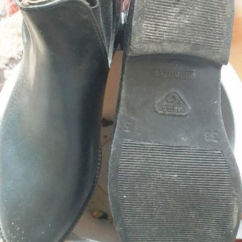 Aigle women's rubber ankle boots size 39 like new, black