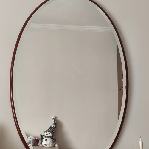 Oval mirror used with small defect, 113m height, 74m width