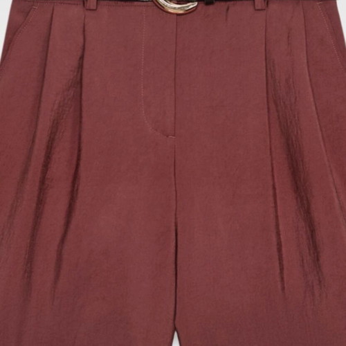 Zara bermuda shorts, red