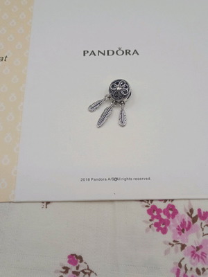 Pandora Charm Dreamcatcher New Silver