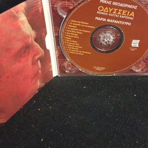 Mikis Theodorakis Maria Farantouri Odysseia CD like new, laiko