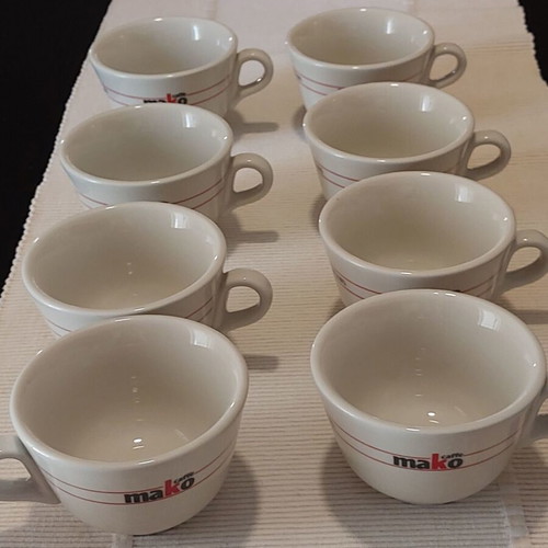 Mako espresso napoletano coffee cups like new, pack of 8