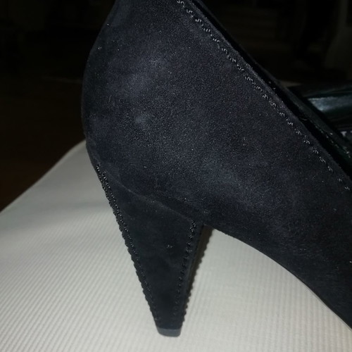 Fratelli Rossetti black pumps like new, size 39.5, 9cm heel