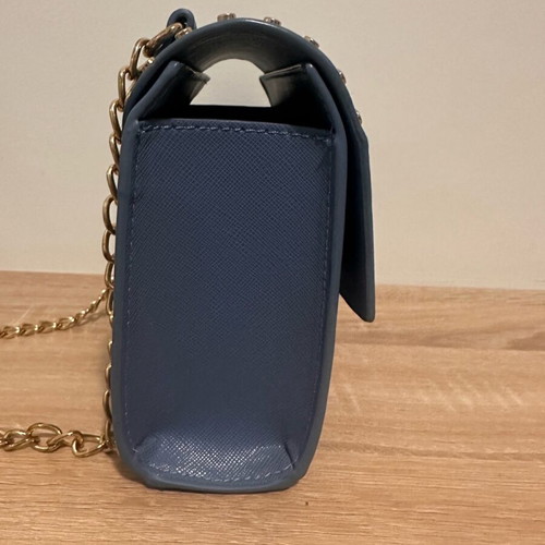 Zara blue bag used with fabric damage inside