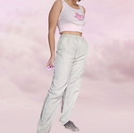 Y2K tank top αφορετό, ροζ, μέγεθος M
