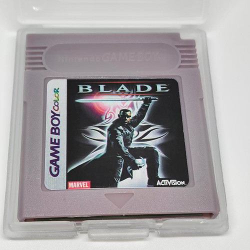 Blade Game Boy Color cartridge Marvel Activision like new