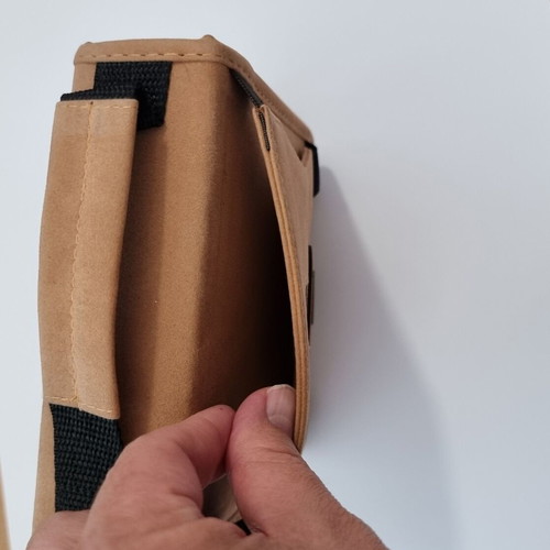 CD/DVD case for 40 discs, new, suede leather