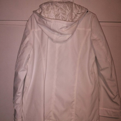 Spring-summer jacket used, white, size L