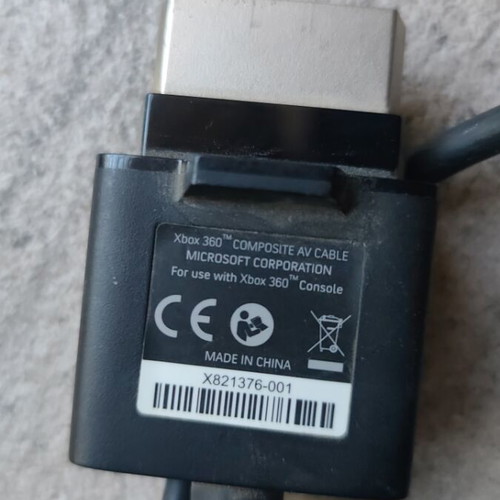 Microsoft Xbox 360 Composite AV Cable used