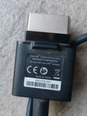Microsoft Xbox 360 Composite AV Cable used