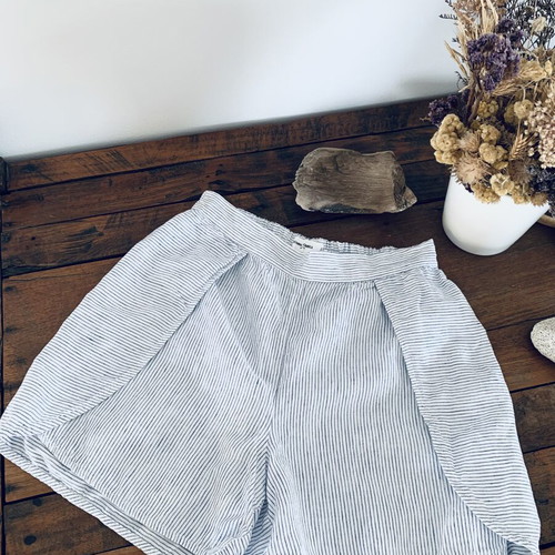 Ioanna Kourbela striped shorts like new, linen and cotton