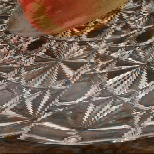 Κρυστάλλινη φρουτιέρα Vintage.