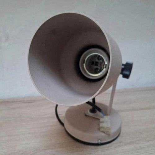Vintage beige spot lamp with E27 fitting