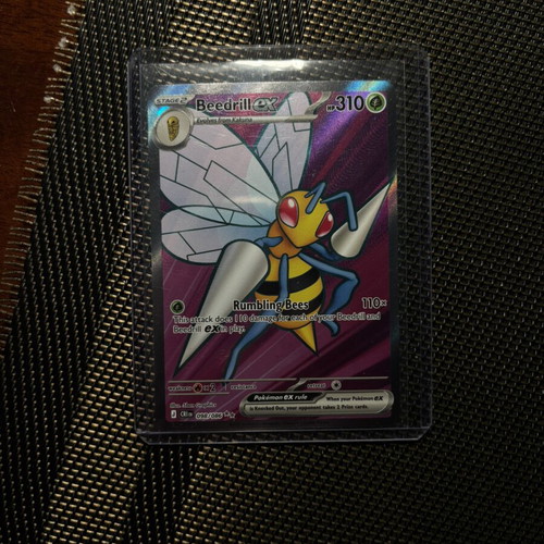 Beedrill EX Pokemon card new from Rising Chaos