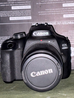 Canon EOS 4000D πλήρες σετ με 2 φακούς και τσάντα