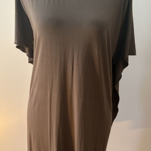 MYTIFFANY dress size M, like new, viscose, brown oil color