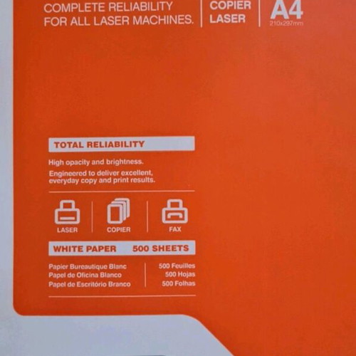 A4 printing paper new, pack of 2 x 500 sheets